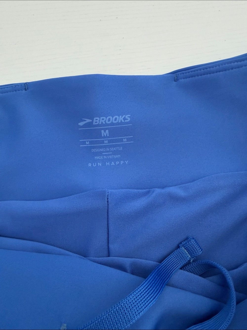 Brooks Women's Bright Blue Athletic Running Shorts - Picture 2 of 2
